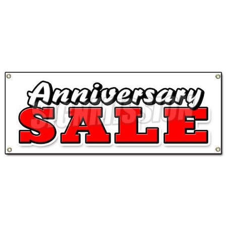 ANNIVERSARY SALE BANNER SIGN Celebration Huge Store Wide Big Save Discount